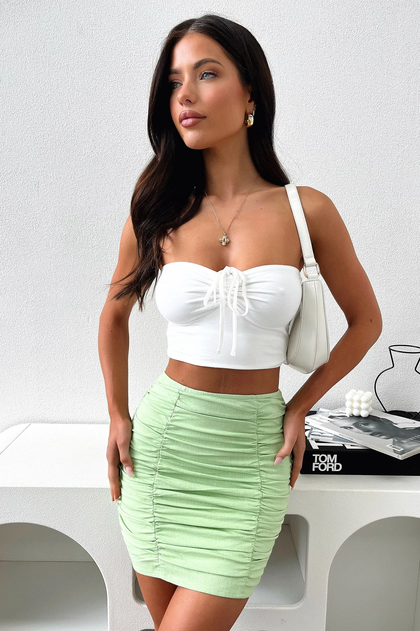 Polo Skirt - Lime Green sold by Thats So Fetch product image thumbnail 2