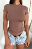 Amos Short Sleeve Tee - Brown sold by Thats So Fetch