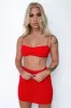 Maxine Skirt - Red sold by Thats So Fetch