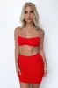 Maxine Skirt - Red sold by Thats So Fetch