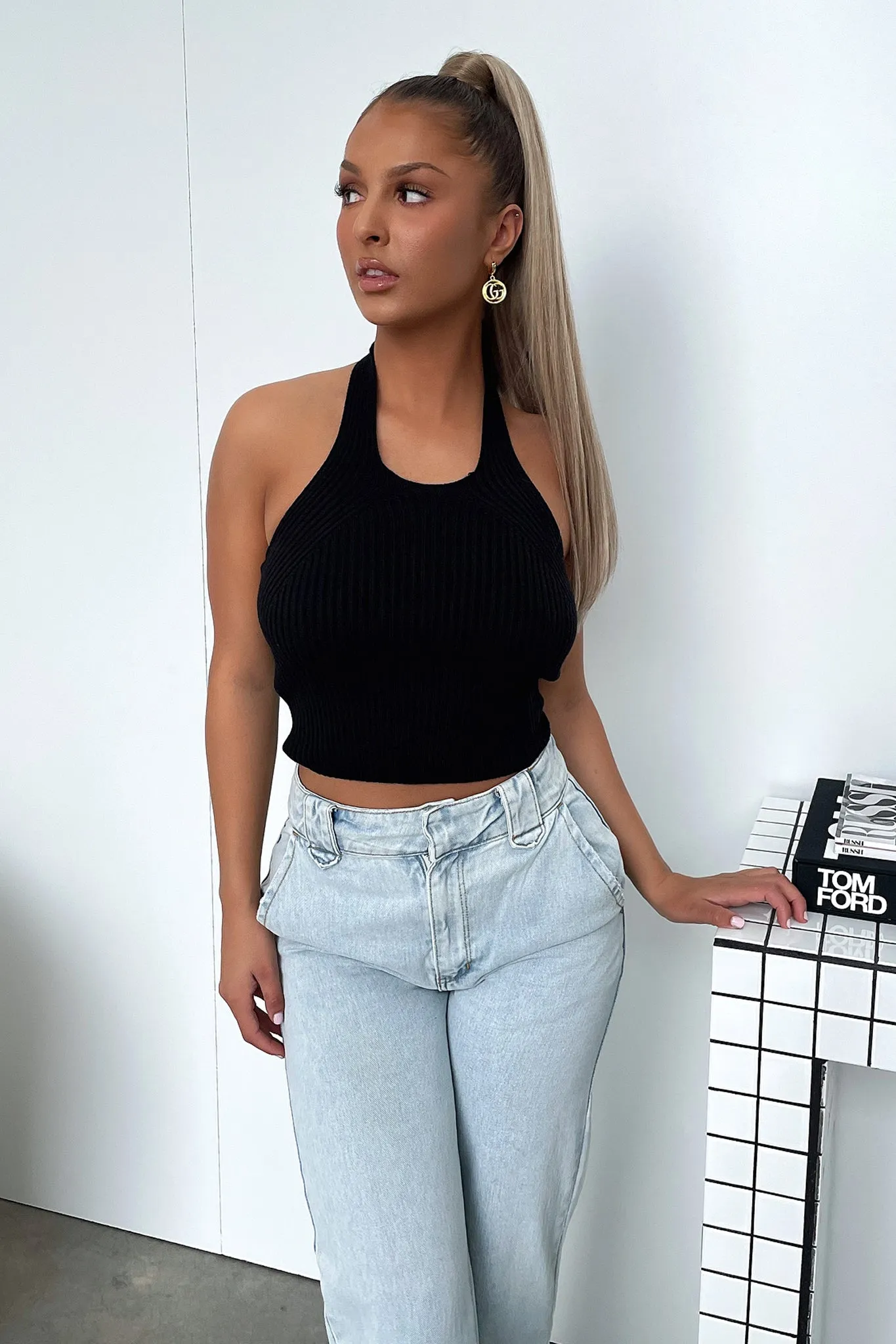 Shauna Knit Top - Black sold by Thats So Fetch product image thumbnail 3