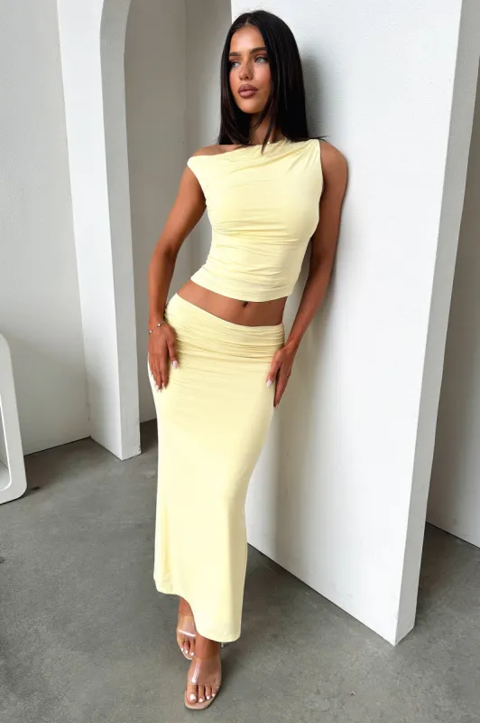 Vamika Maxi Skirt - Yellow sold by Thats So Fetch