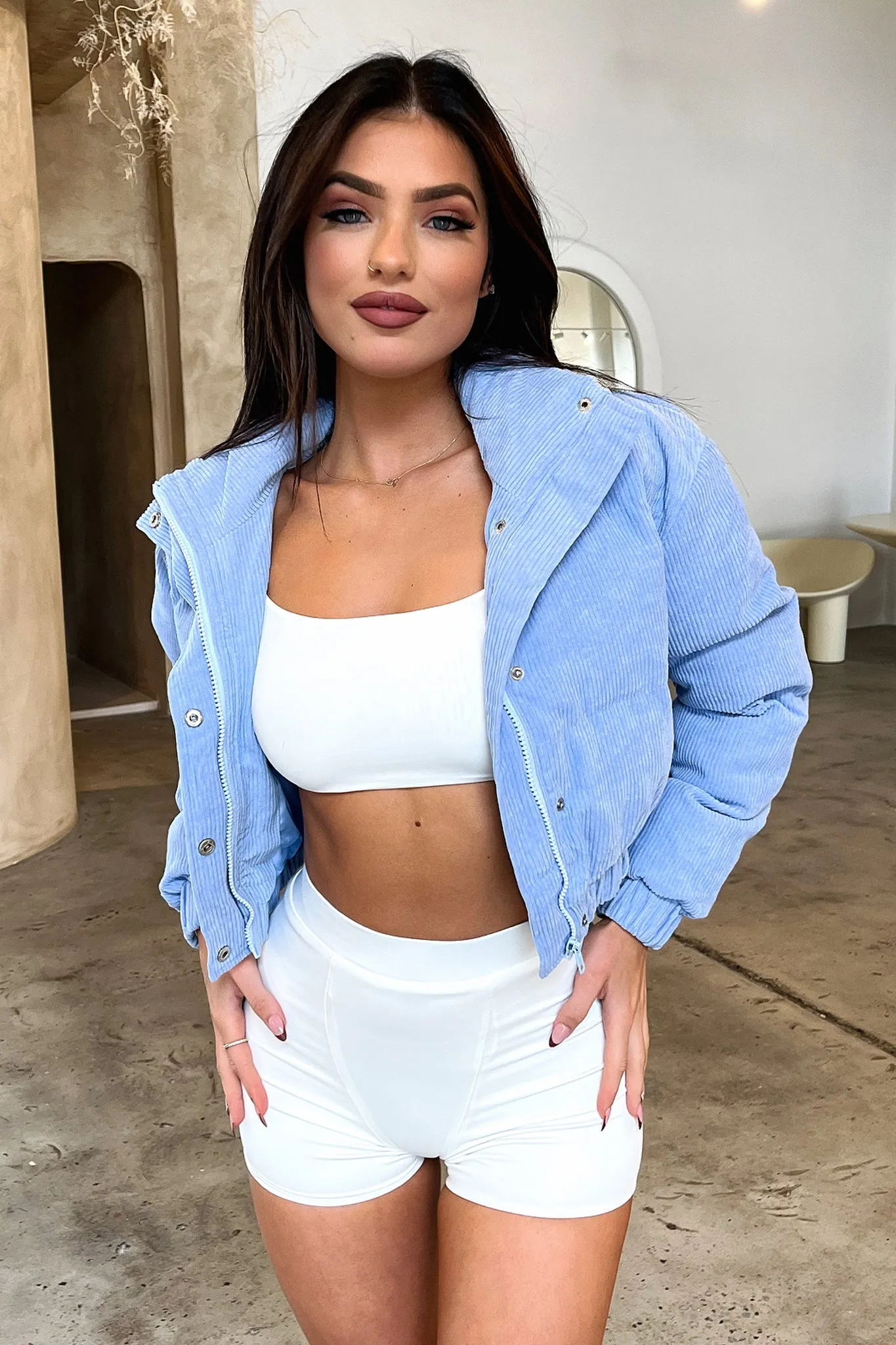 Bourke Puffer Jacket - Blue sold by Thats So Fetch product image thumbnail 2