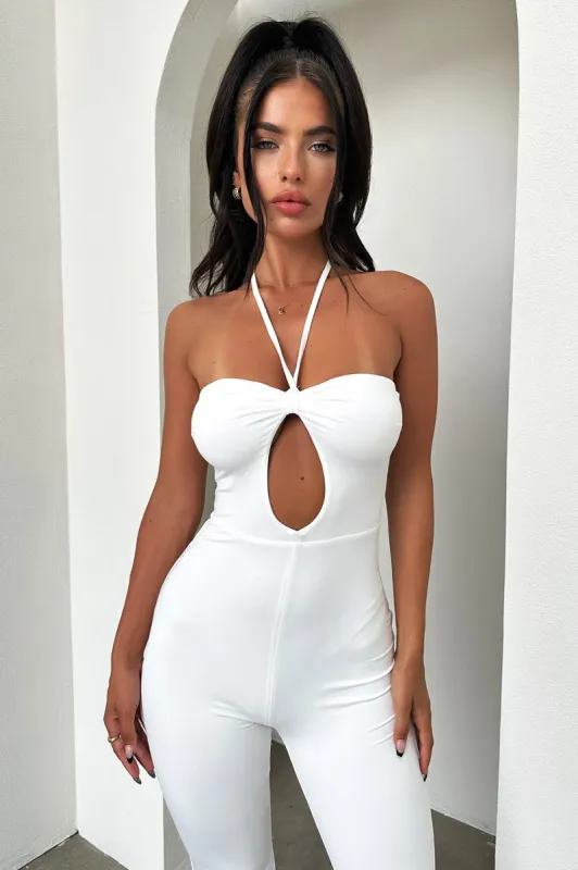 Mischa Jumpsuit - White sold by Thats So Fetch