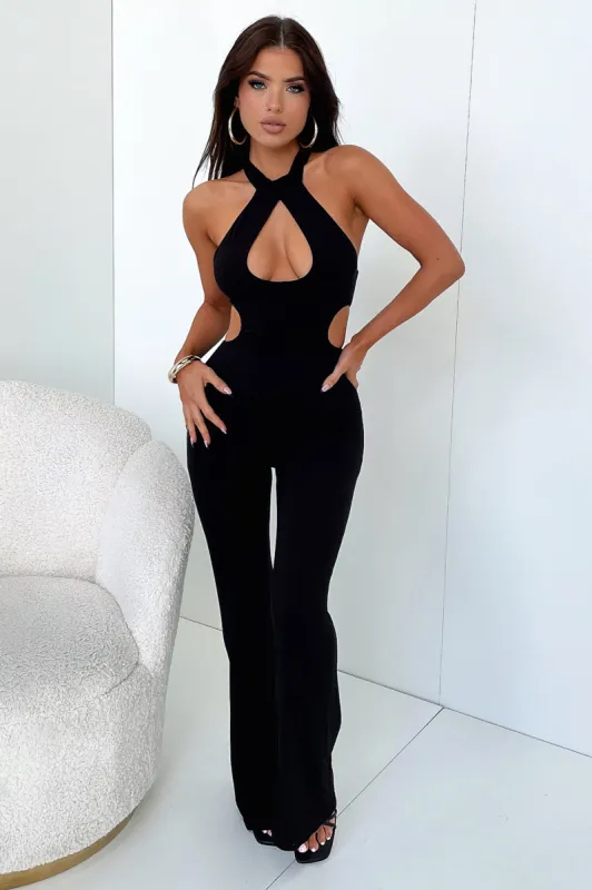Gianna Jumpsuit - Black sold by Thats So Fetch
