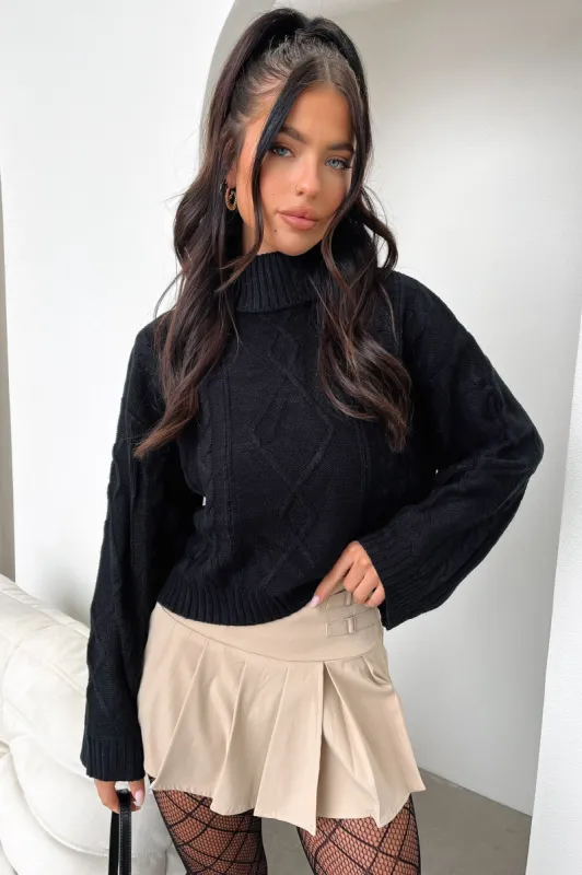 Rian Knit Jumper - Black sold by Thats So Fetch