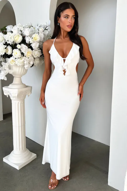 Zaric Maxi Dress - White sold by Thats So Fetch