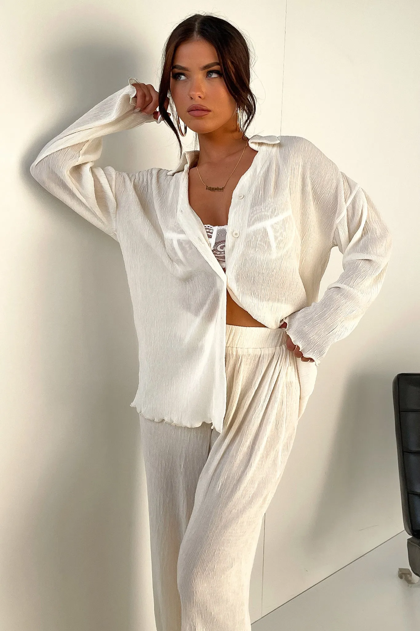 Ellora Pants - Cream sold by Thats So Fetch product image thumbnail 4