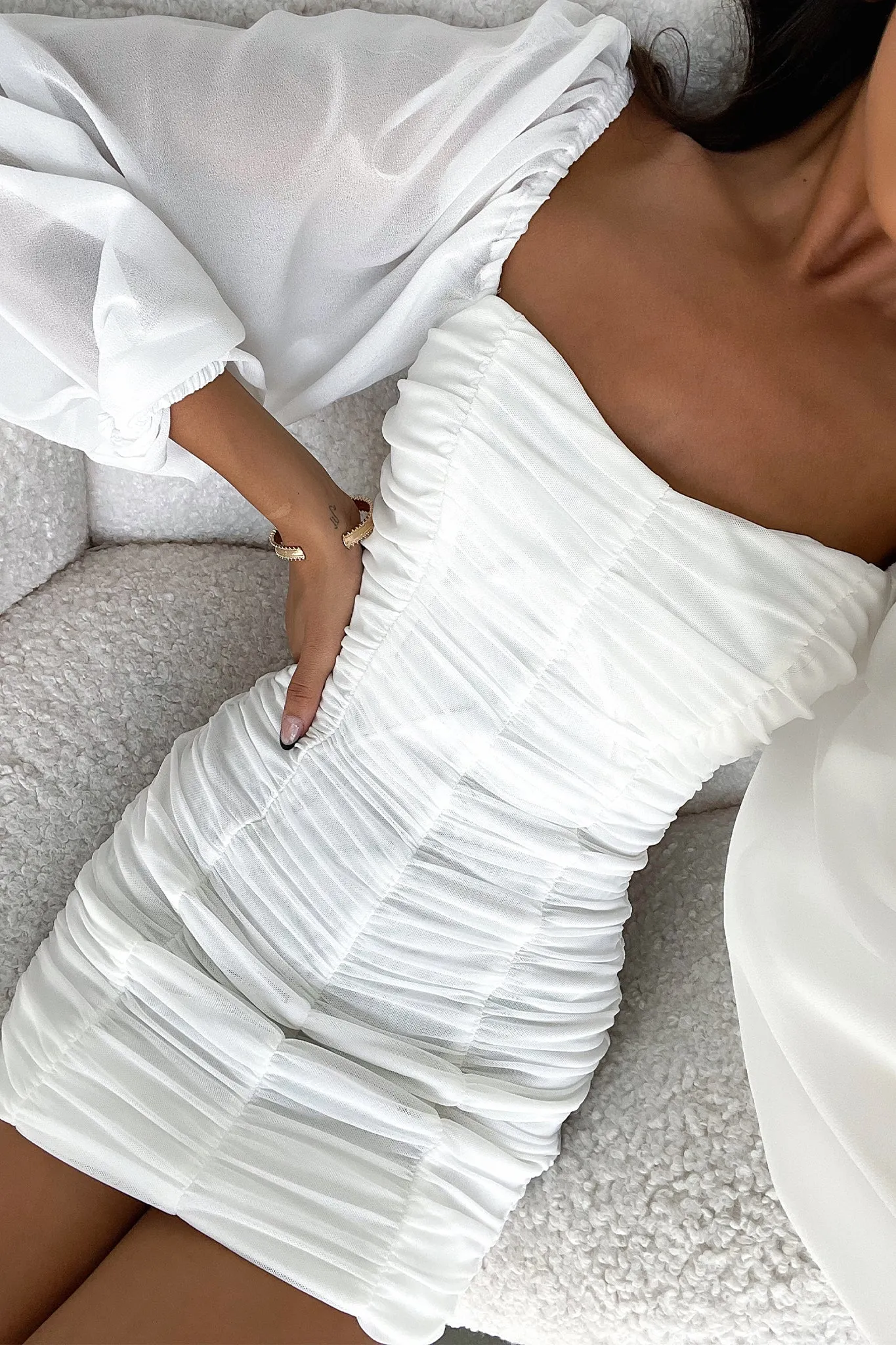 Martini Dress - White sold by Thats So Fetch