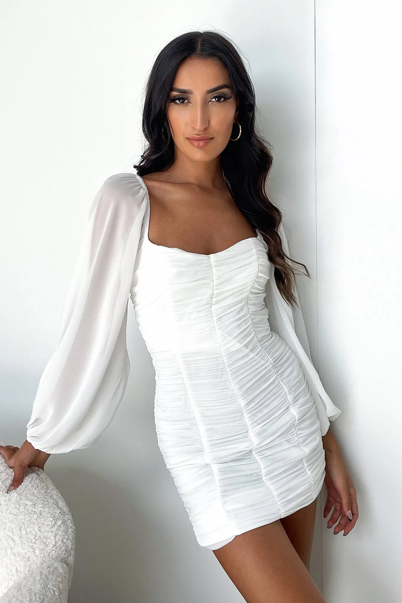 Martini Dress - White sold by Thats So Fetch product image thumbnail 3