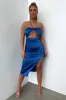 Andrea Midi Dress - Blue sold by Thats So Fetch