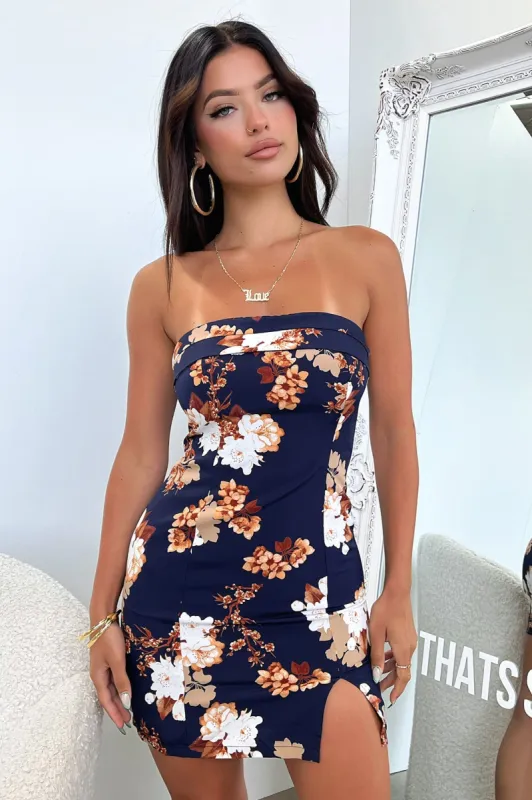 Charms Dress - Navy Floral sold by Thats So Fetch