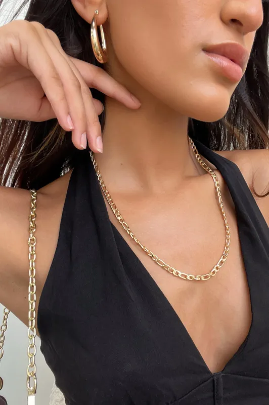 Linked Hoops - Gold sold by Thats So Fetch
