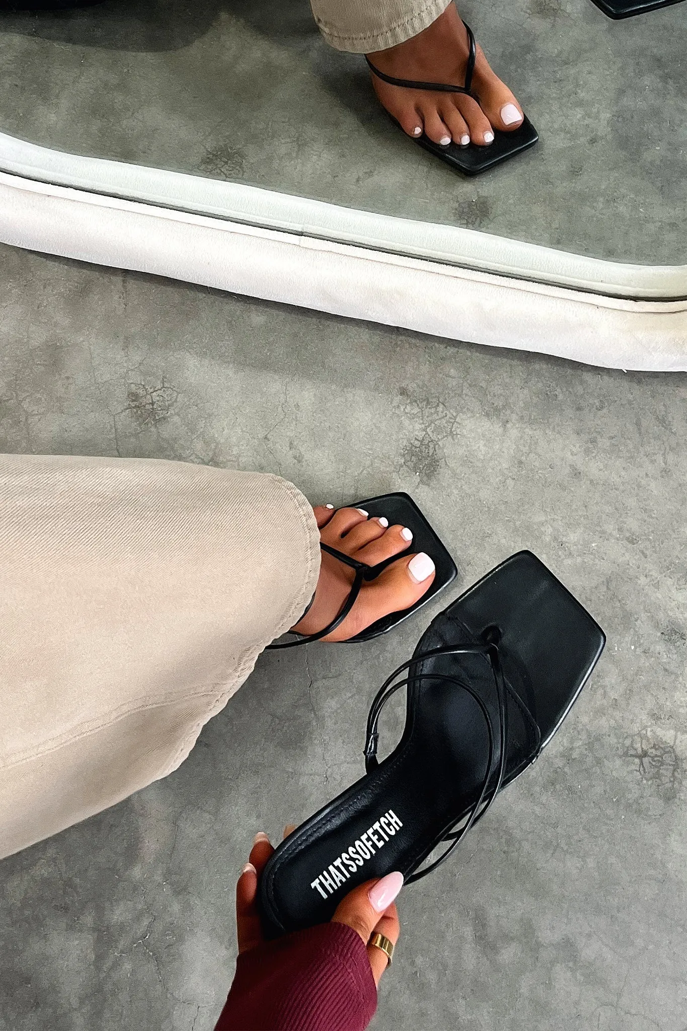 Aisha Heels - Black sold by Thats So Fetch product image thumbnail 5