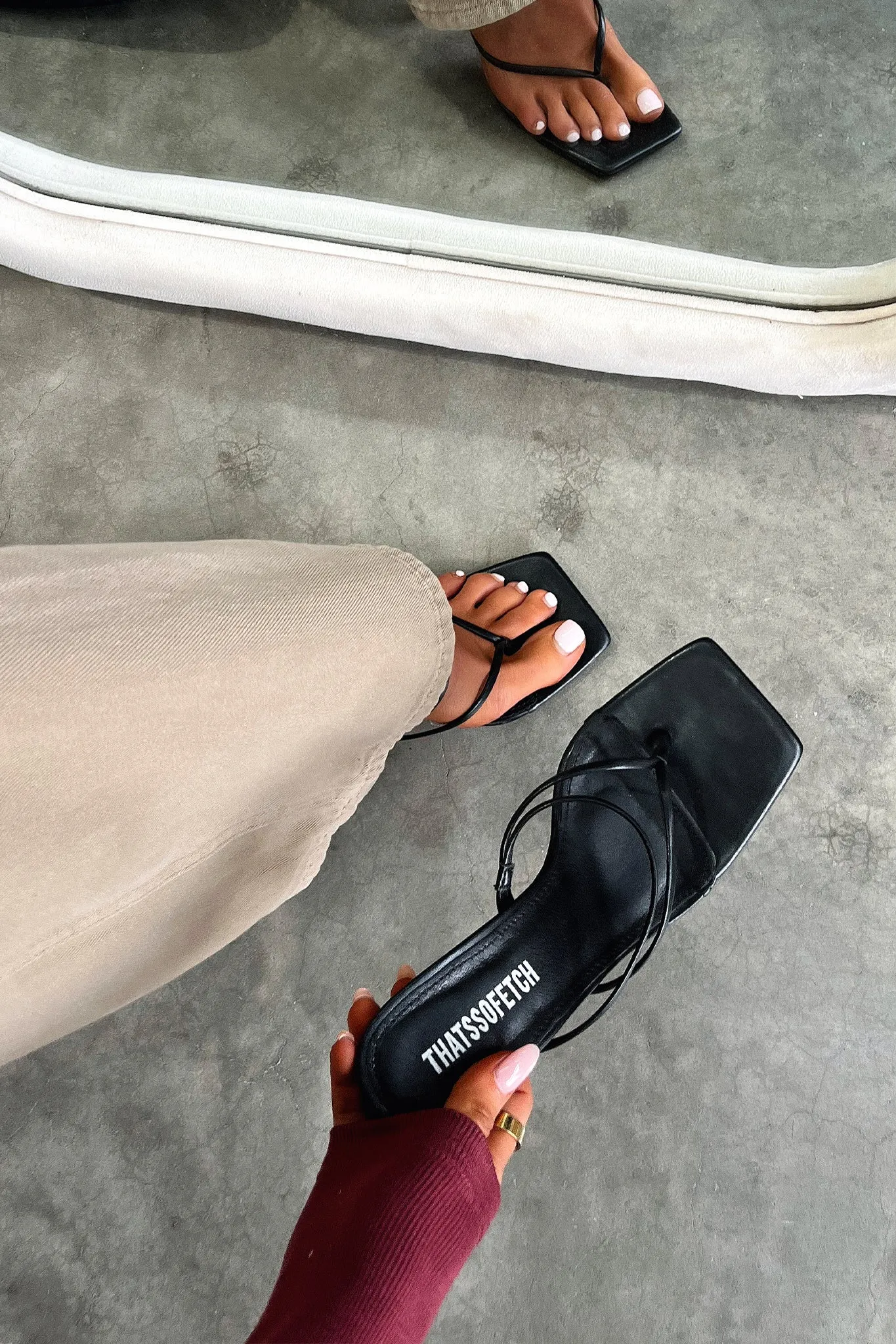 Aisha Heels - Black sold by Thats So Fetch product image thumbnail 2