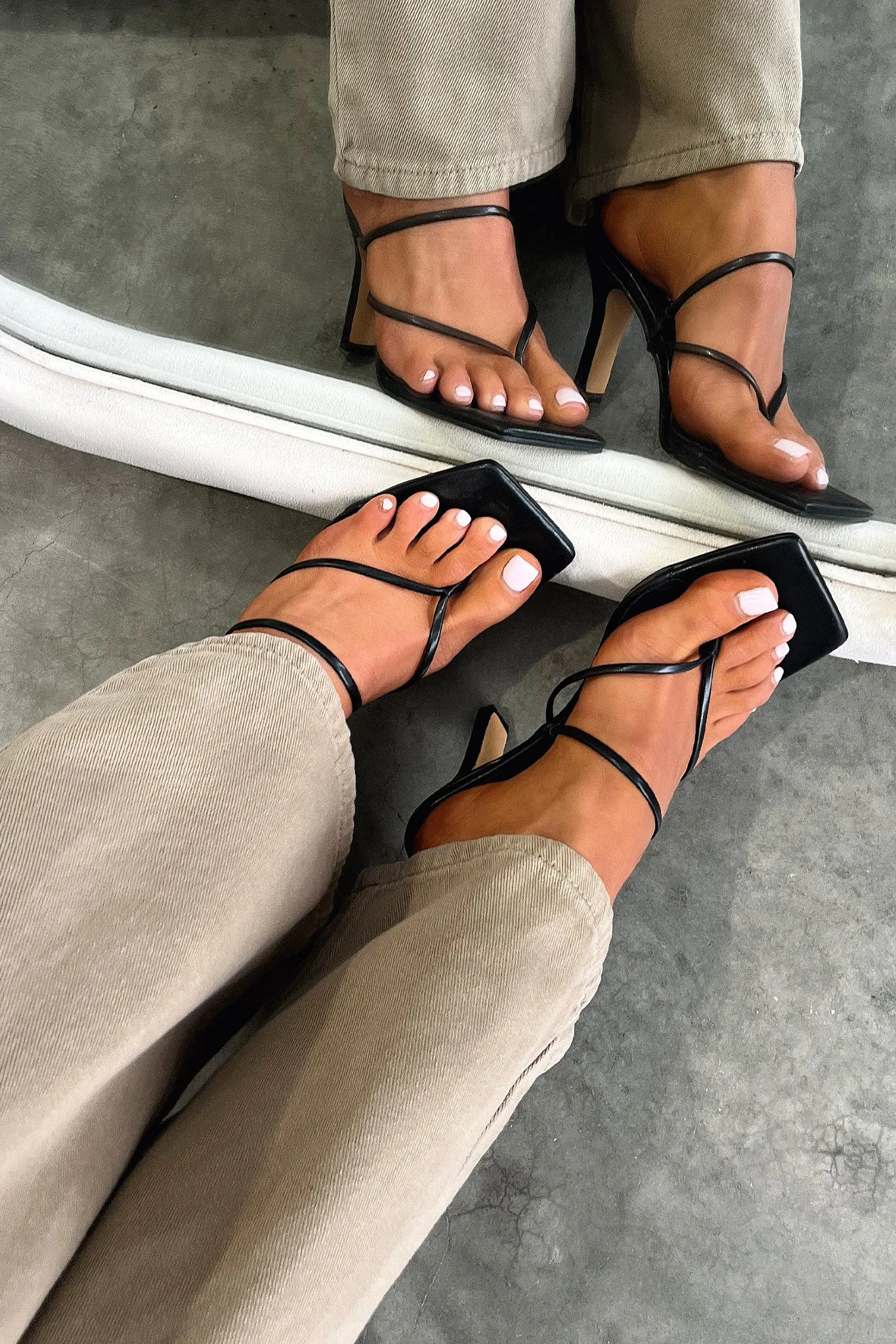 Aisha Heels - Black sold by Thats So Fetch