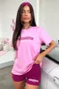 Series 5 Oversized Tee - Pink/Burgundy sold by Thats So Fetch