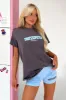 Series 5 Oversized Tee - Charcoal/Blue sold by Thats So Fetch