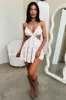 Madelyn Cut Out Mini Dress - Rose Floral sold by Thats So Fetch