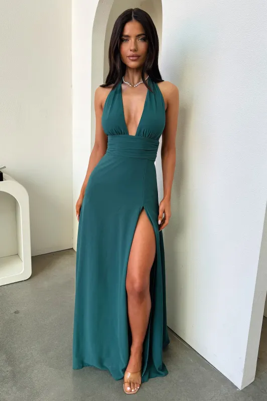 Elenor Maxi Dress - Emerald sold by Thats So Fetch