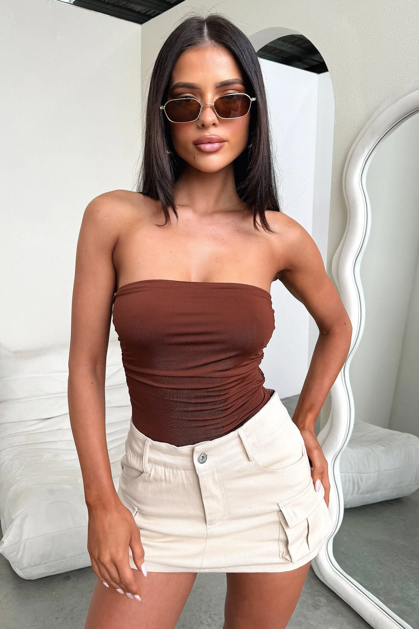 Valora Bodysuit - Brown sold by Thats So Fetch product image thumbnail 5