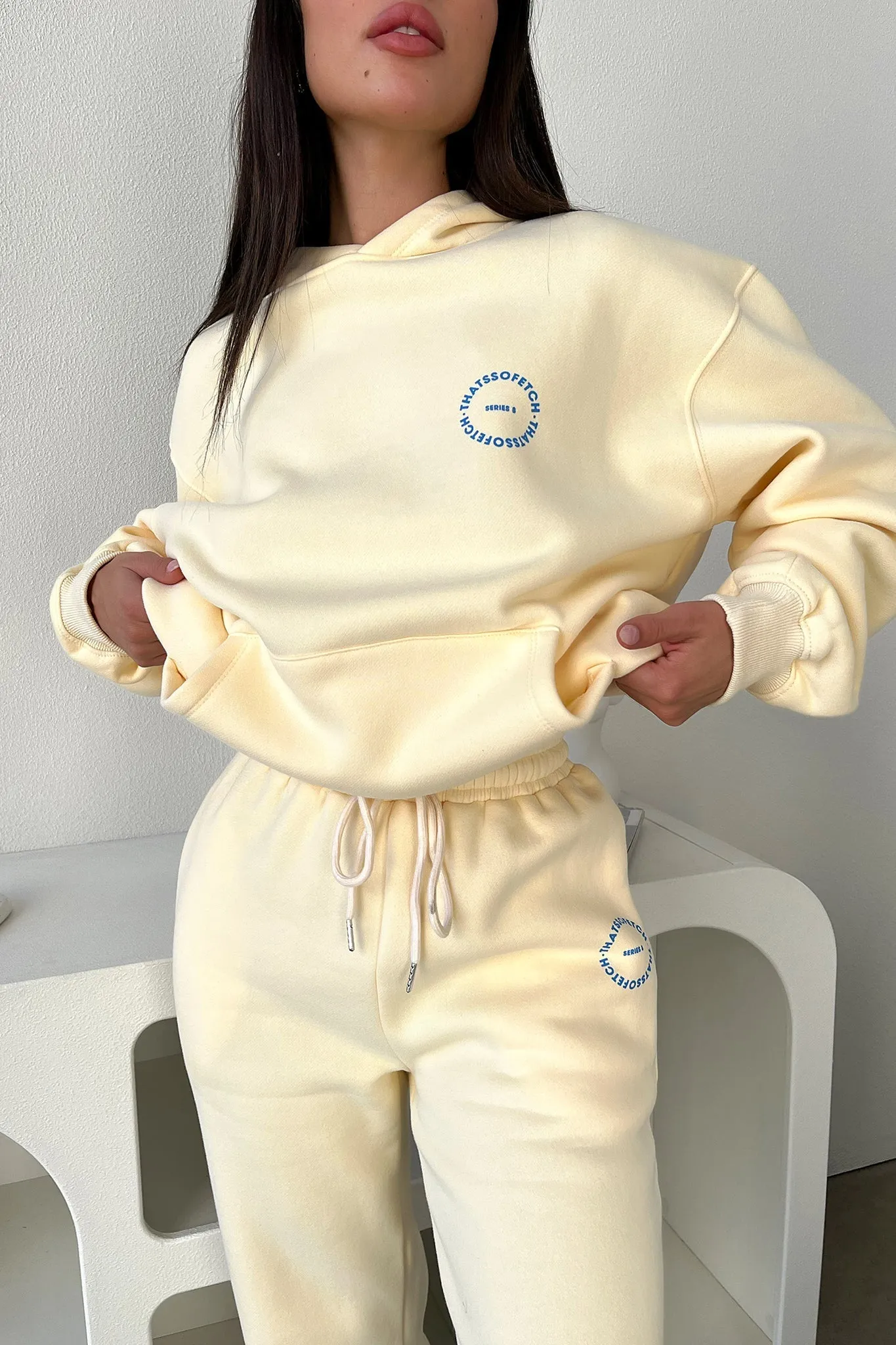 Series 8 Sweatpants - Cream sold by Thats So Fetch product image thumbnail 4