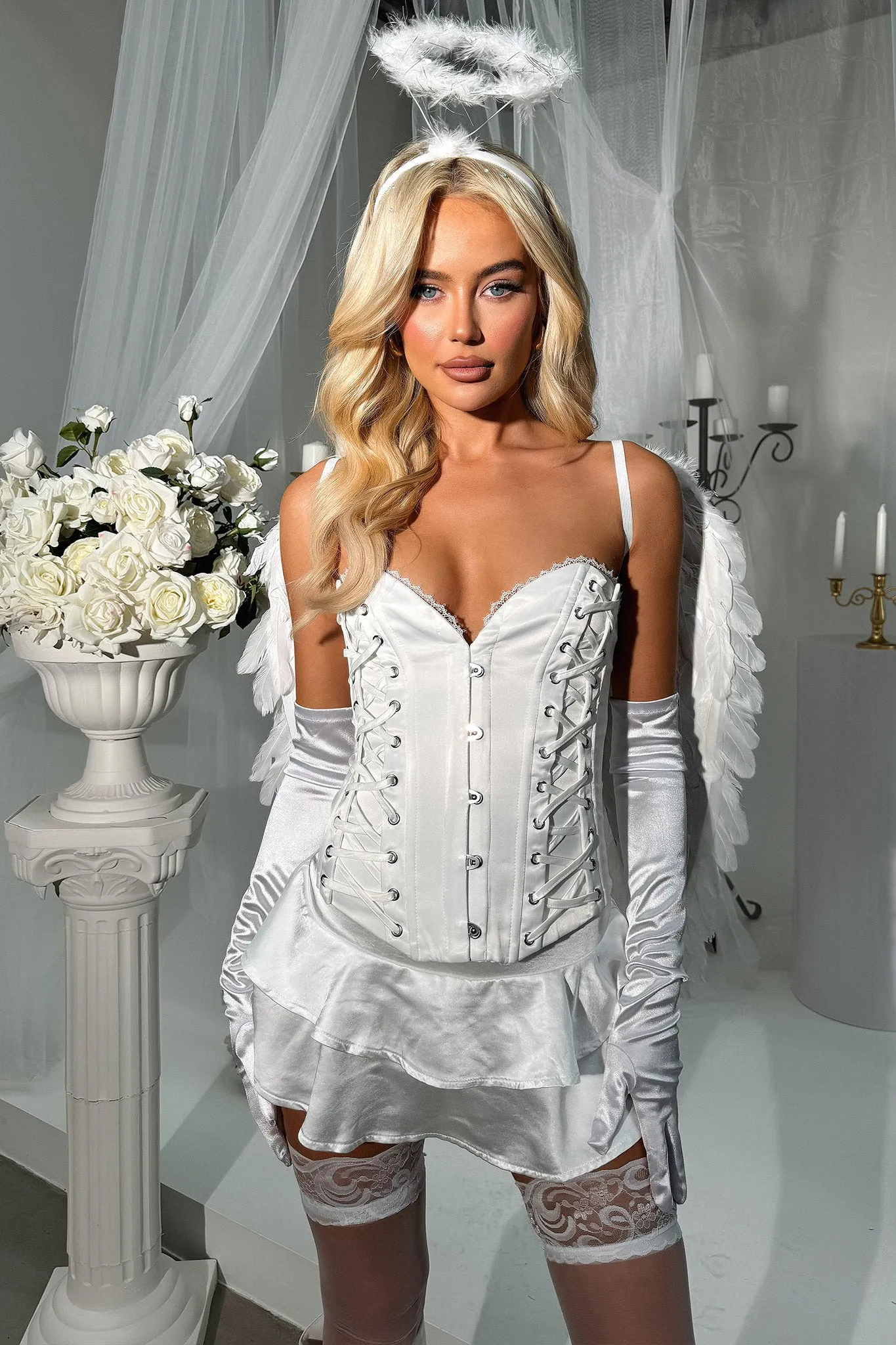 Sent from Heaven Skort - White sold by Thats So Fetch product image thumbnail 5