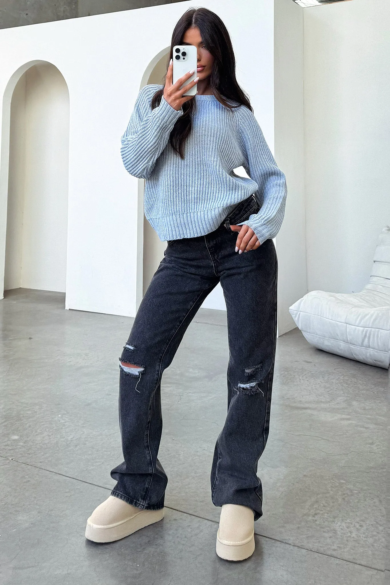 Carolina Knit - Grey sold by Thats So Fetch product image thumbnail 4