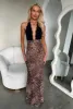 Whittaker Lace Bust Maxi Dress - Leopard sold by Thats So Fetch