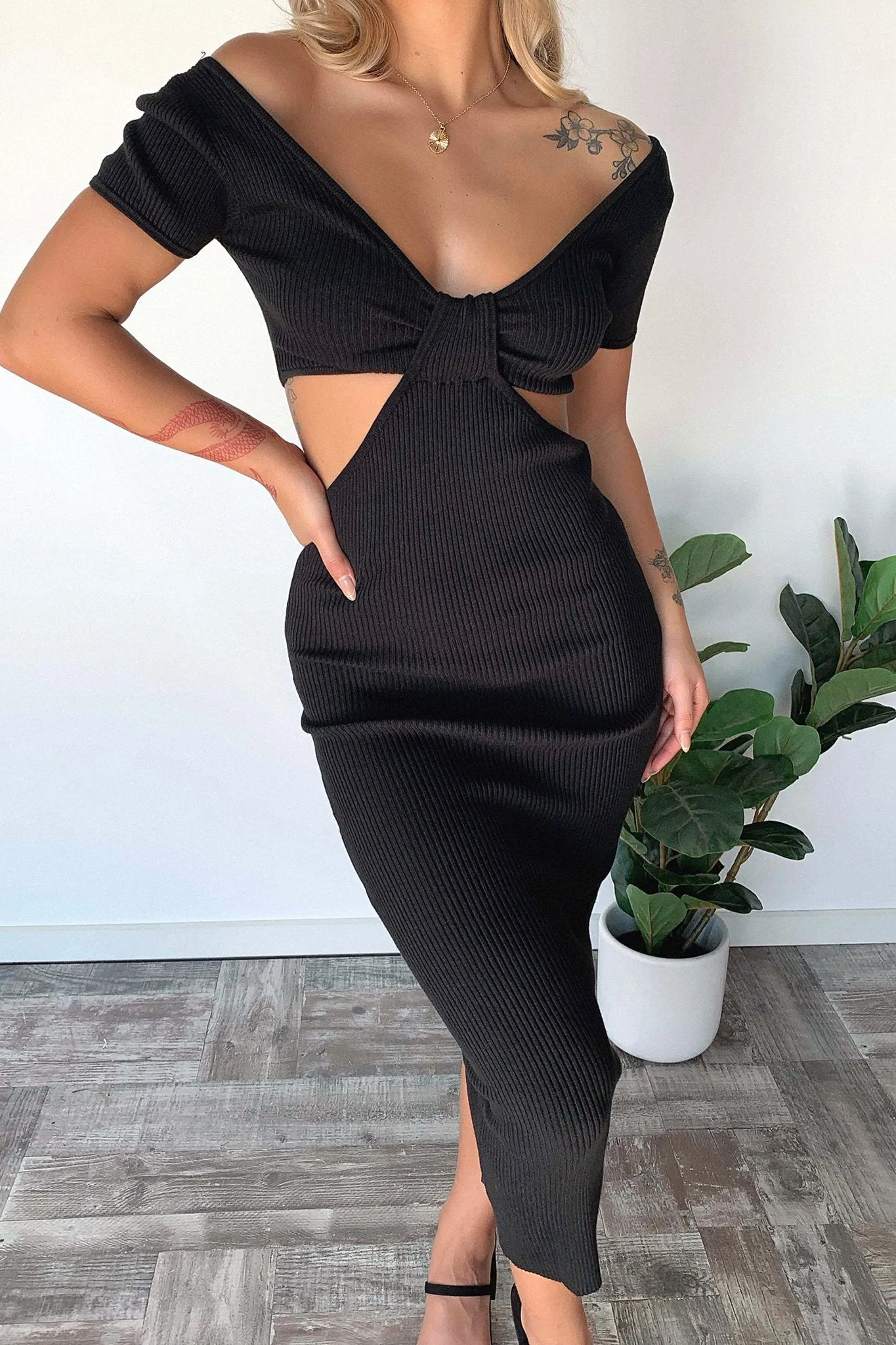 Jenner Maxi Dress - Black sold by Thats So Fetch product image thumbnail 3