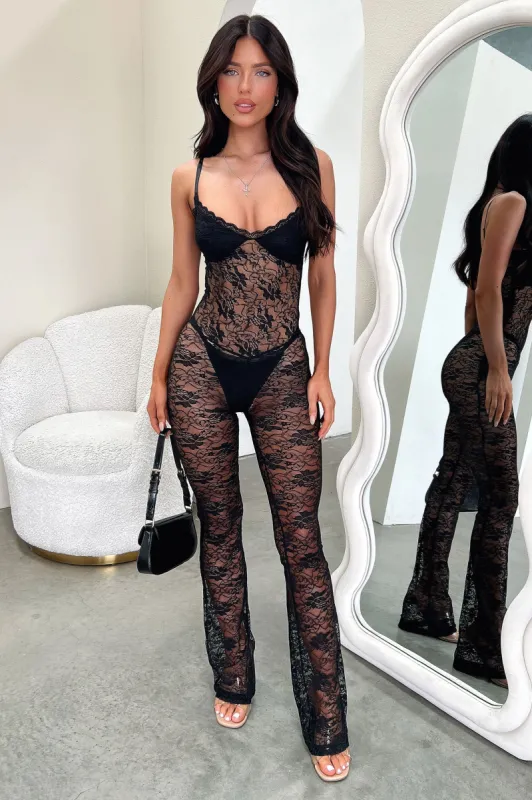 Luisa Jumpsuit - Black sold by Thats So Fetch