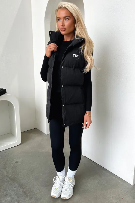 Sabre Puffer Vest - Black sold by Thats So Fetch