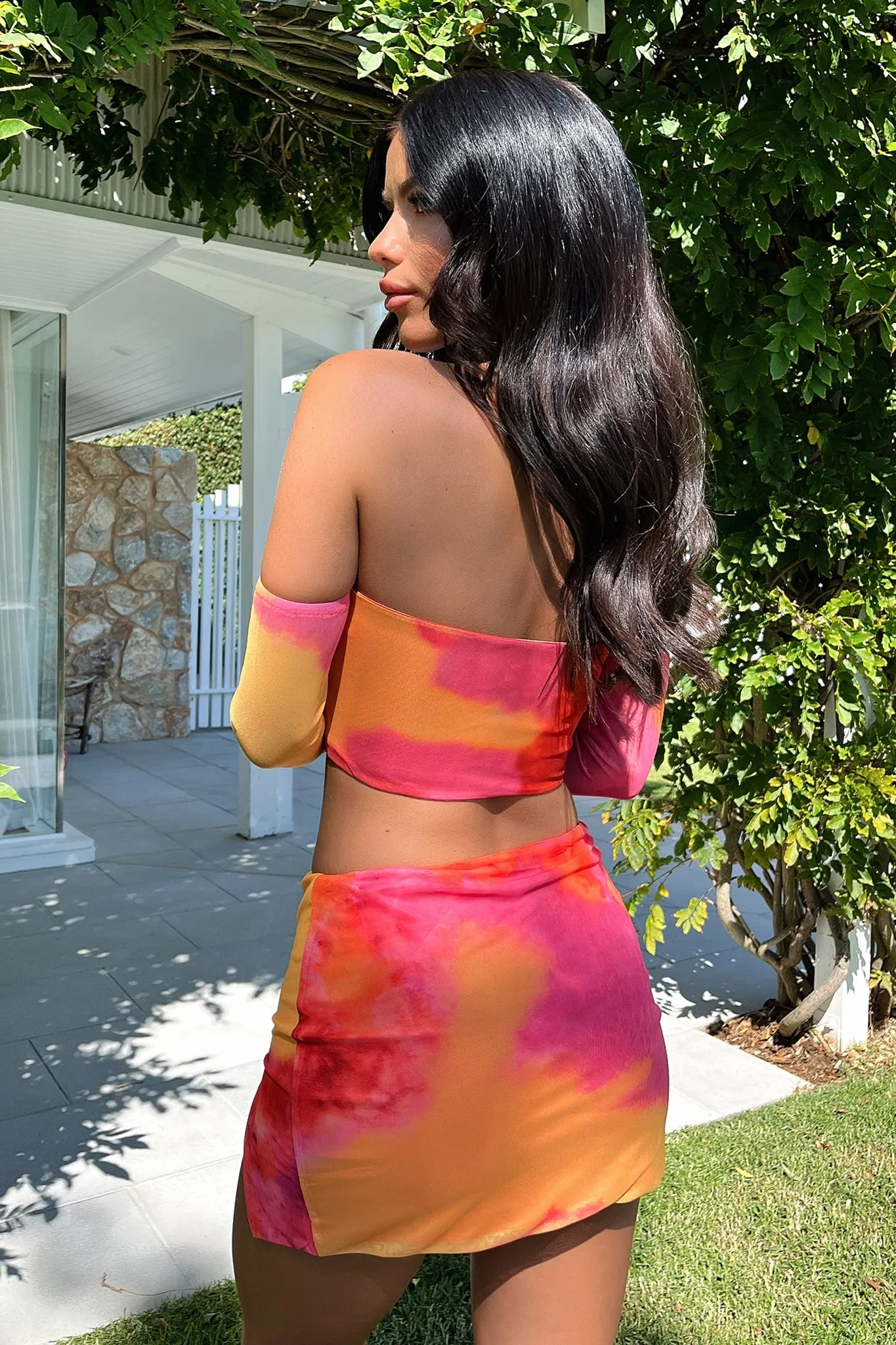 Aria Skirt - Pink / Yellow sold by Thats So Fetch product image thumbnail 5