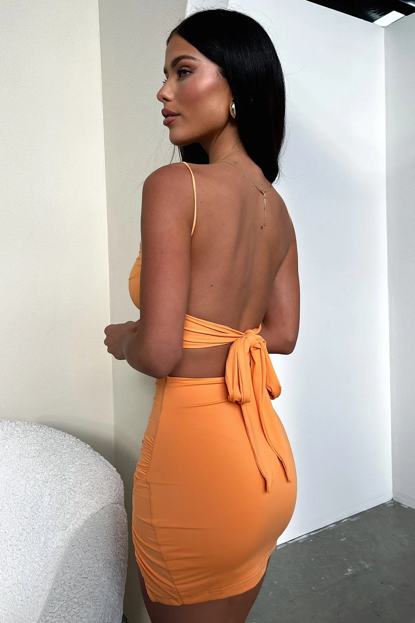 Lahni Dress - Orange sold by Thats So Fetch product image thumbnail 3