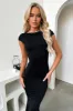 Theodore Backless Maxi Dress - Black sold by Thats So Fetch