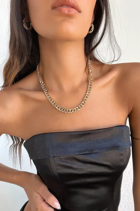Iris Necklace - Gold sold by Thats So Fetch