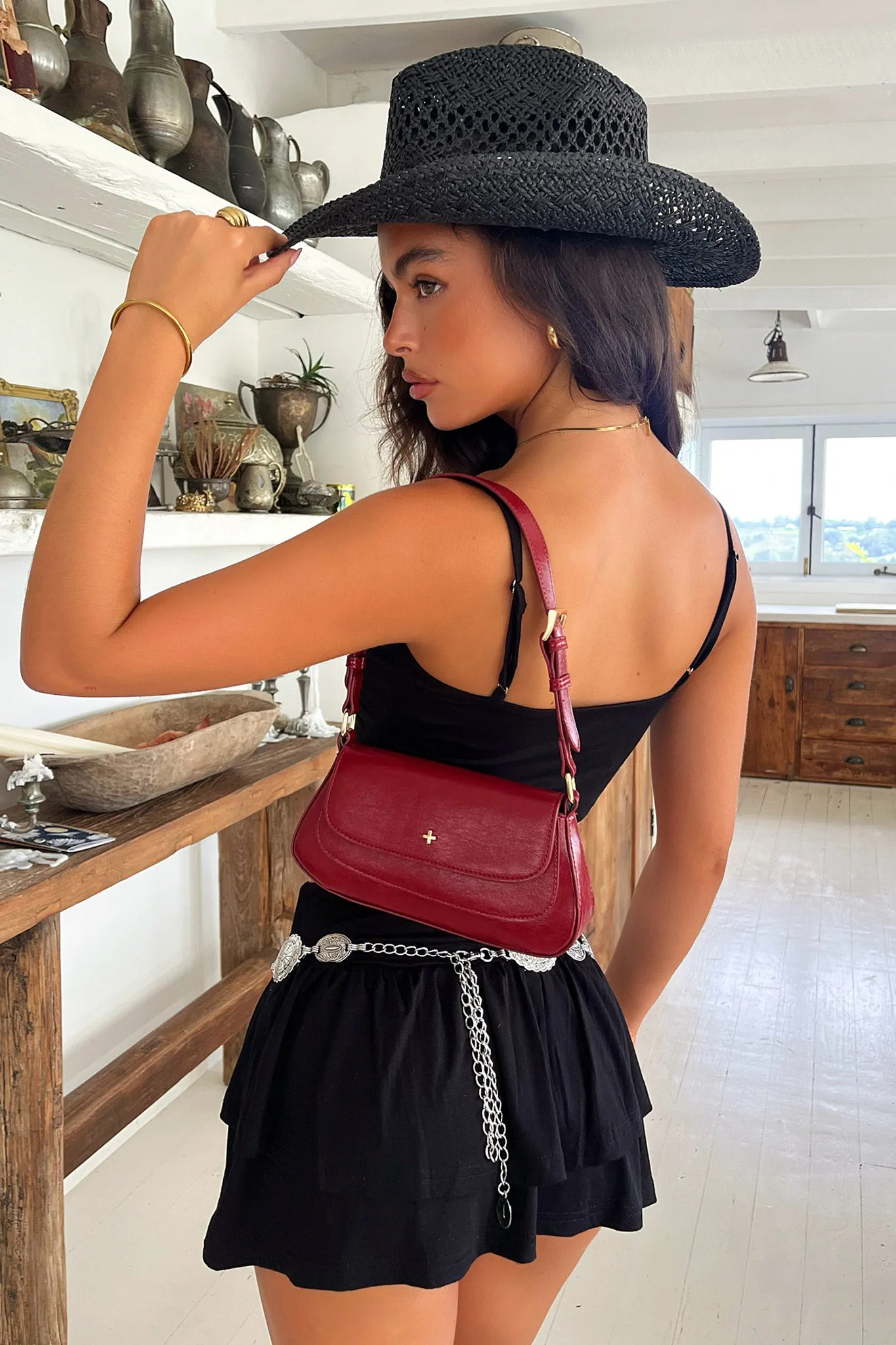 Peta + Jain Nikki Shoulder Bag - Cherry sold by Thats So Fetch product image thumbnail 3