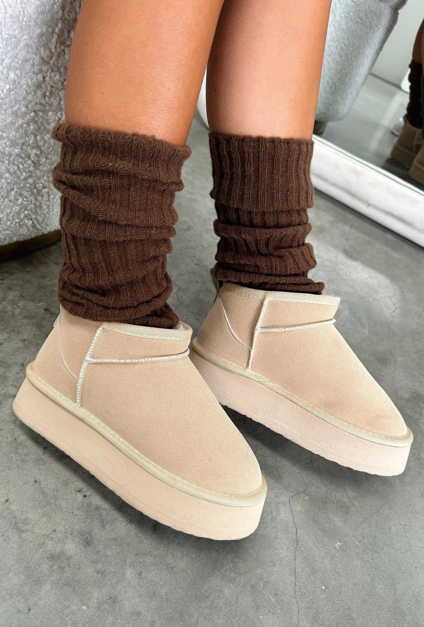 Nila Leg Warmers - Brown sold by Thats So Fetch product image thumbnail 3