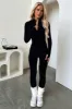 Tammy Long Sleeve Jumpsuit - Black sold by Thats So Fetch