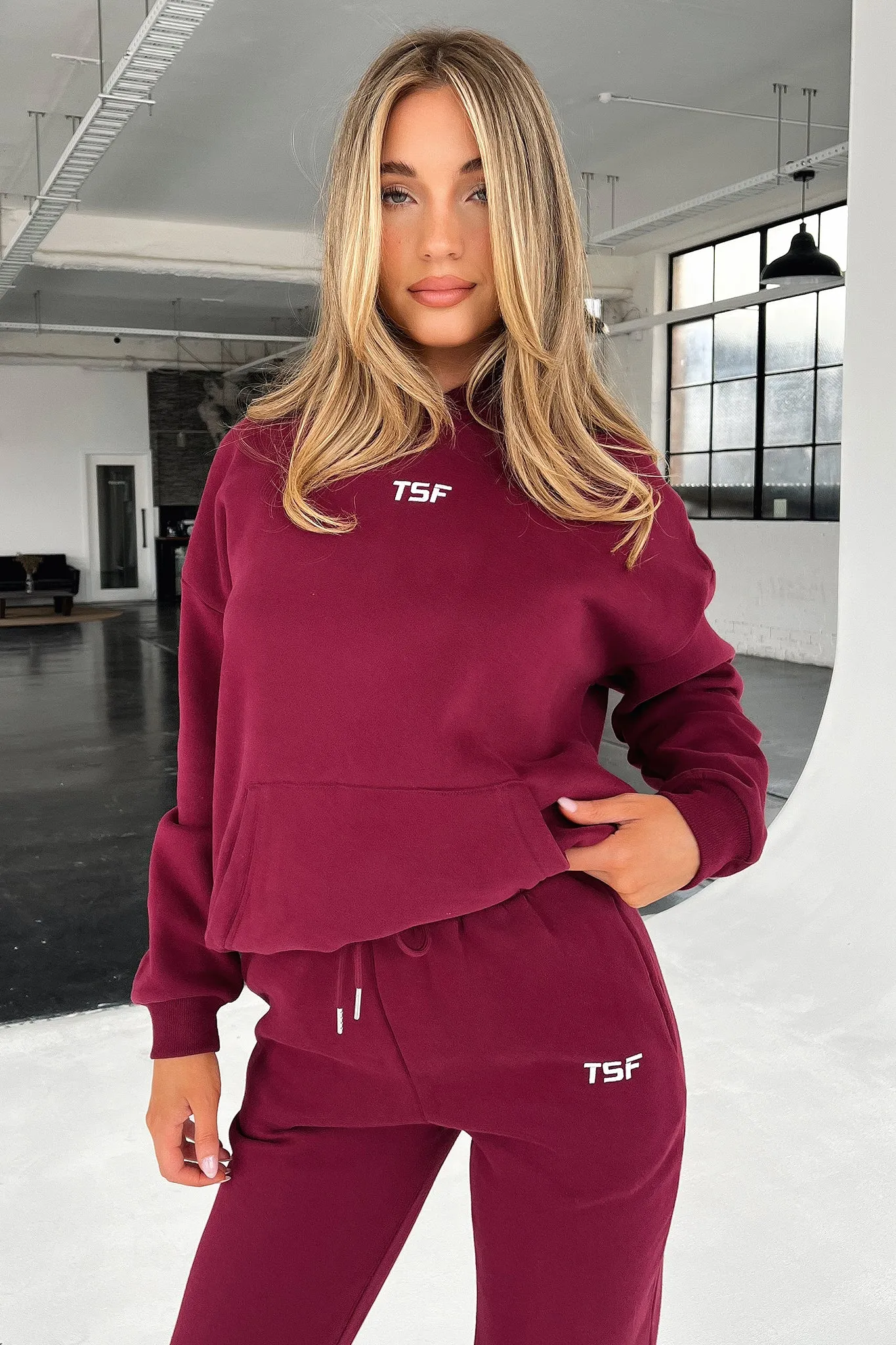 Kaztek Sweatpants - Maroon sold by Thats So Fetch product image thumbnail 2