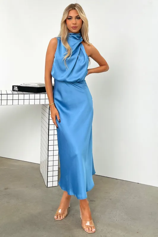 Santorini Maxi Dress - Blue sold by Thats So Fetch