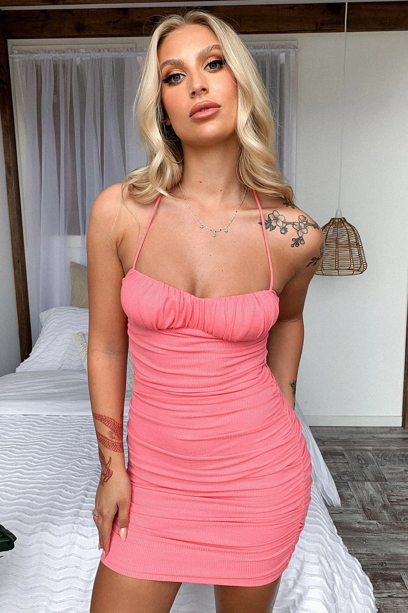 Monica Dress - Pink sold by Thats So Fetch product image thumbnail 2