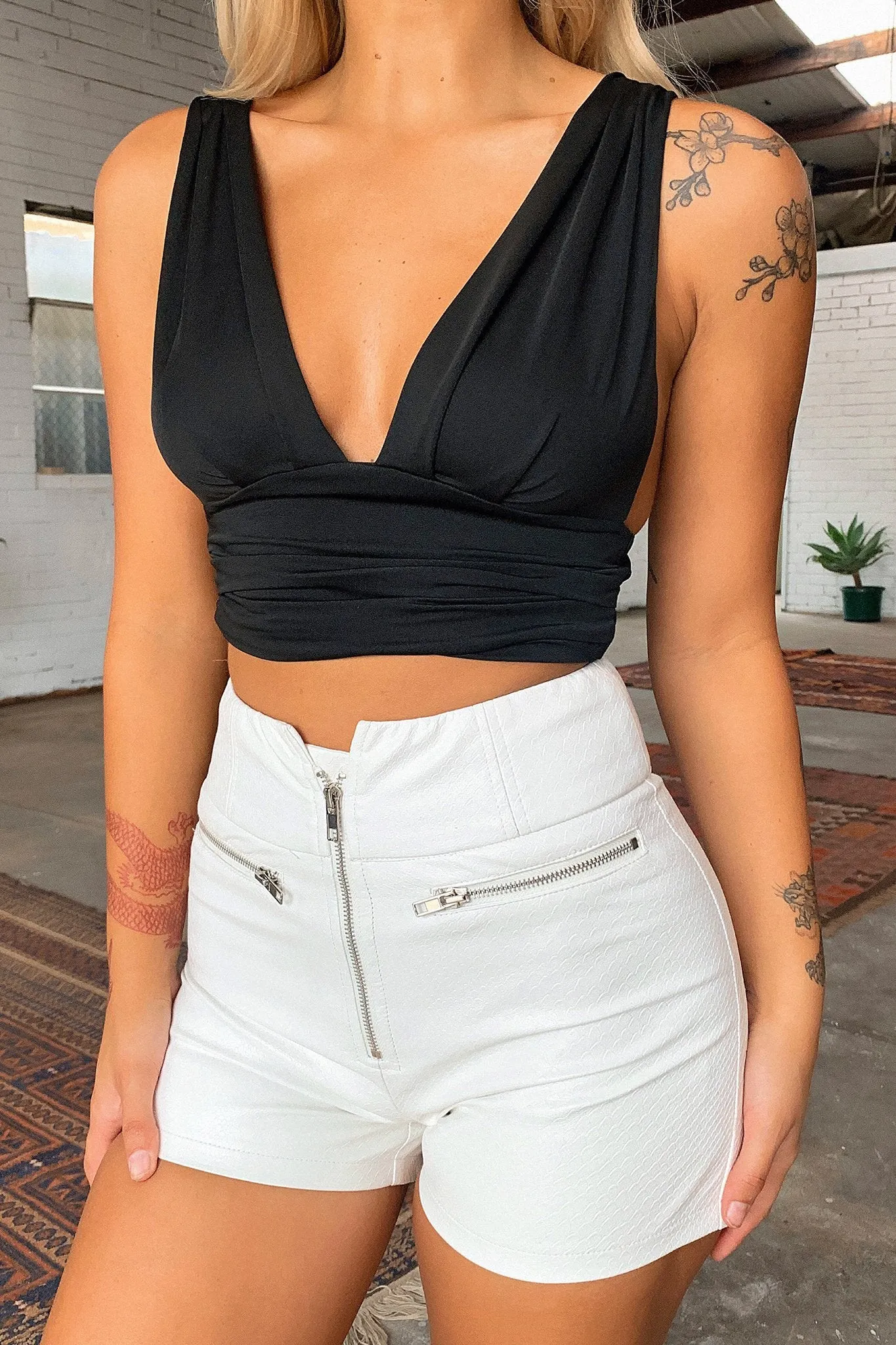 Trixie Crop - Black sold by Thats So Fetch