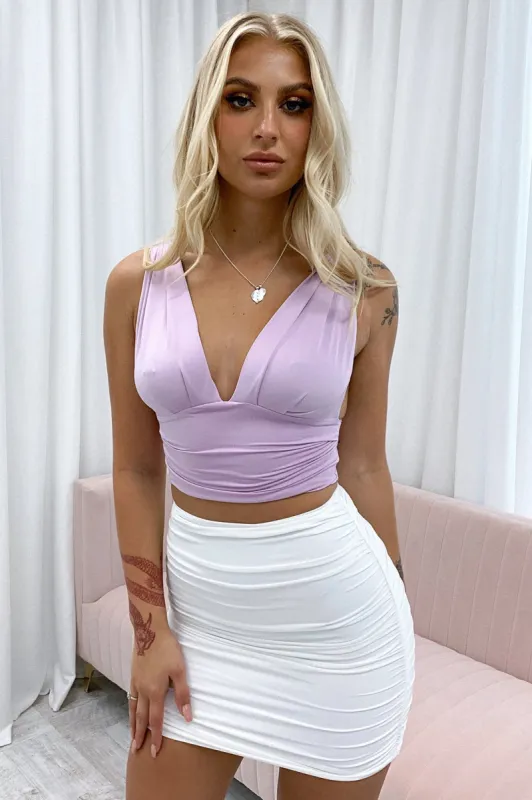 Trixie Crop - Lilac sold by Thats So Fetch