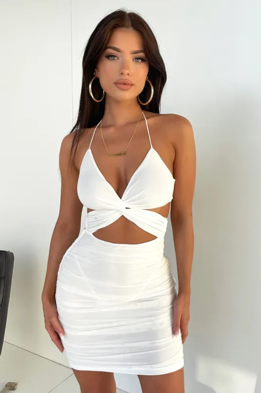 Peter Dress - White sold by Thats So Fetch