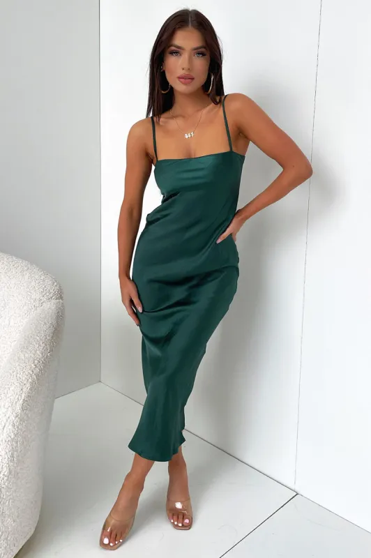Midnight Dress - Emerald sold by Thats So Fetch