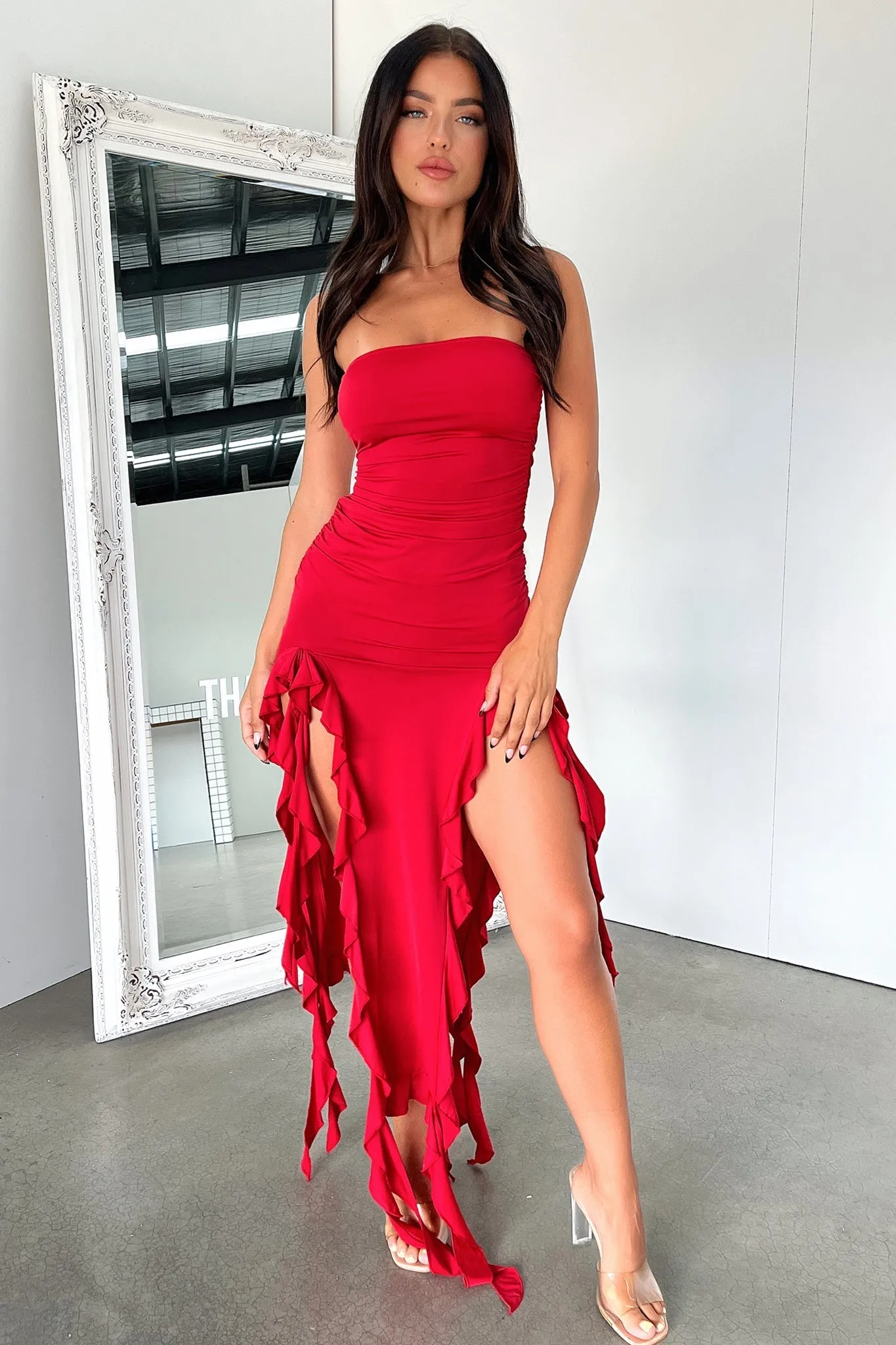 Lioness Rendezvous Strapless Dress - Red sold by Thats So Fetch product image thumbnail 3