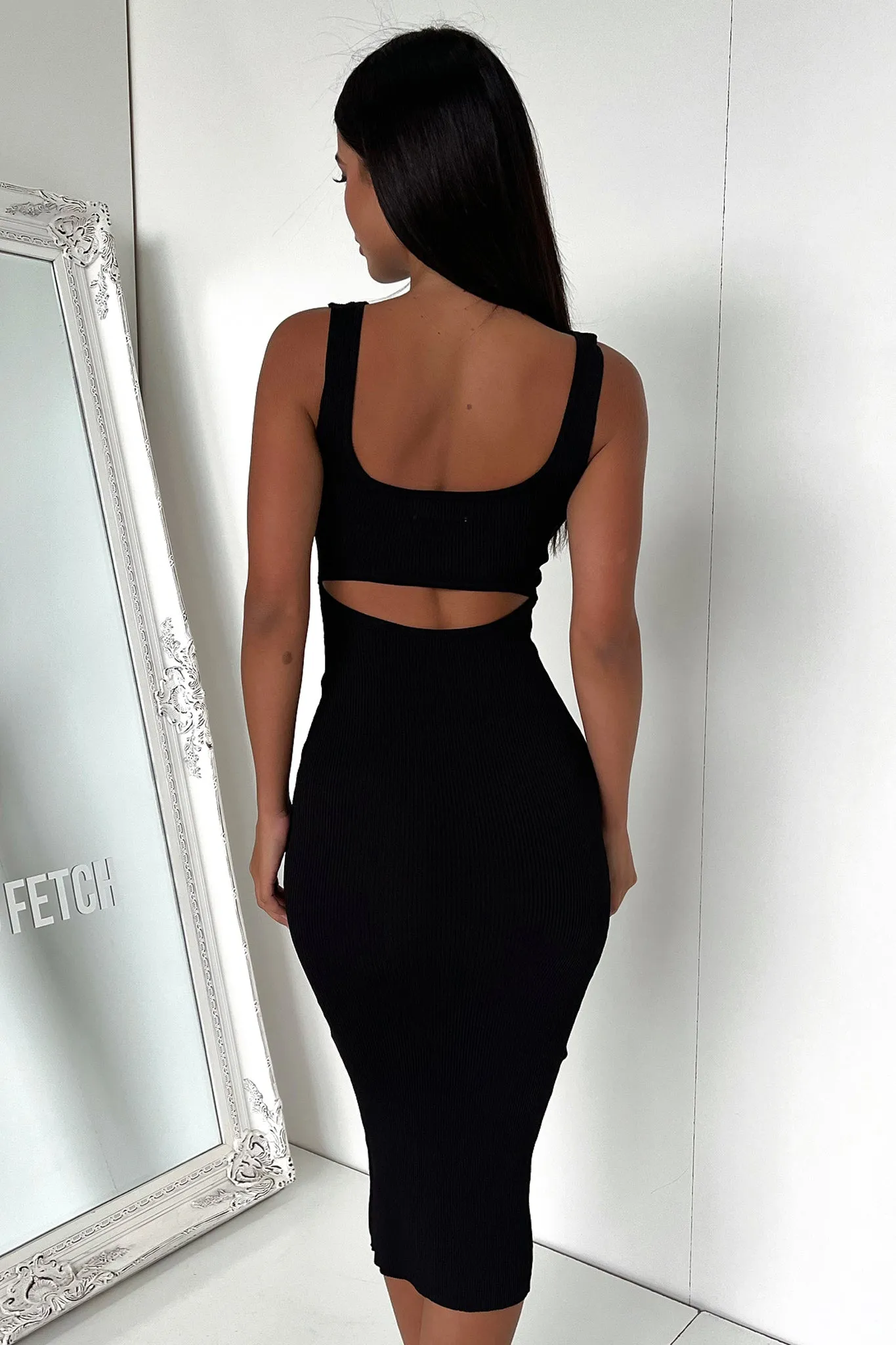 Neeha Midi Dress - Black sold by Thats So Fetch product image thumbnail 5