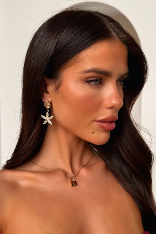 Bayla Earrings - Gold sold by Thats So Fetch