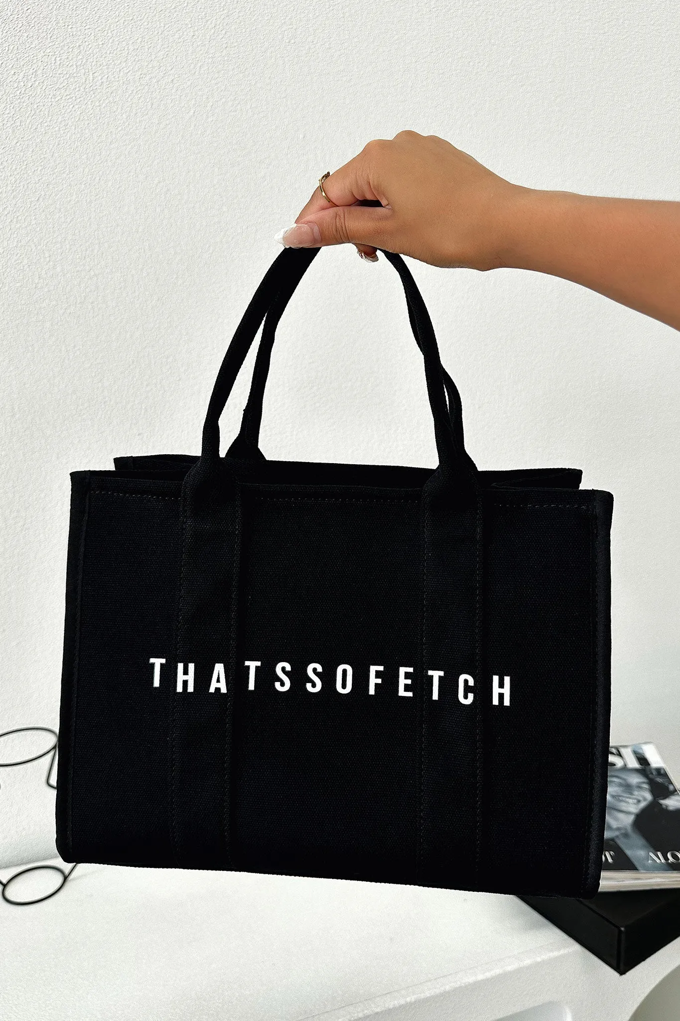 Xenia Small Tote Bag - Black sold by Thats So Fetch product image thumbnail 2